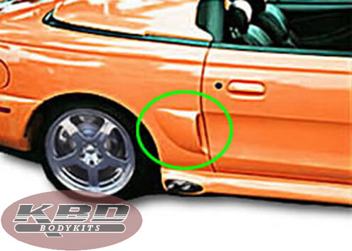 1994-1998 Ford Mustang Saleen Style Polyurethane Side Scoops
