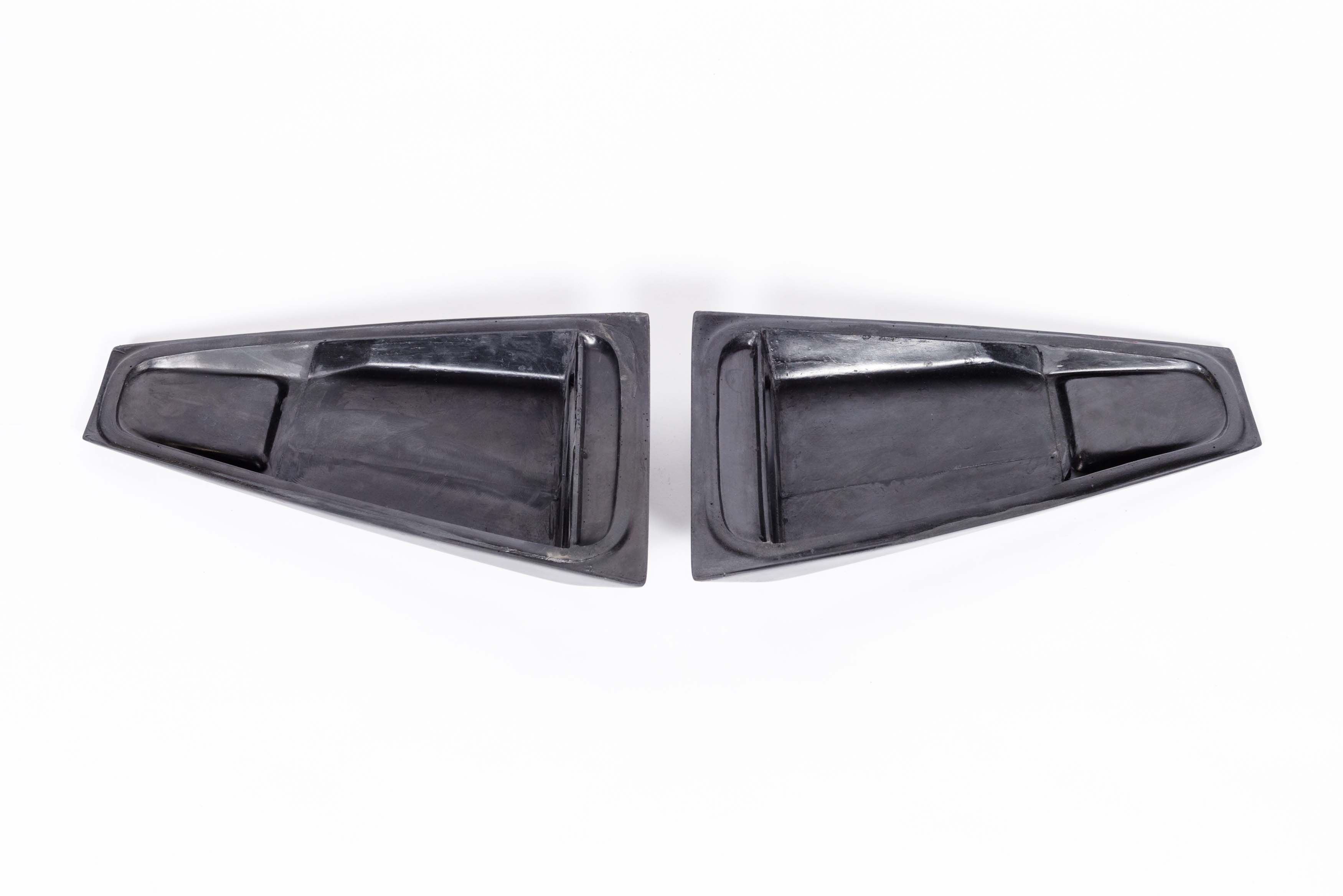2005-2009 Ford Mustang K Spec Style Polyurethane Window Scoops