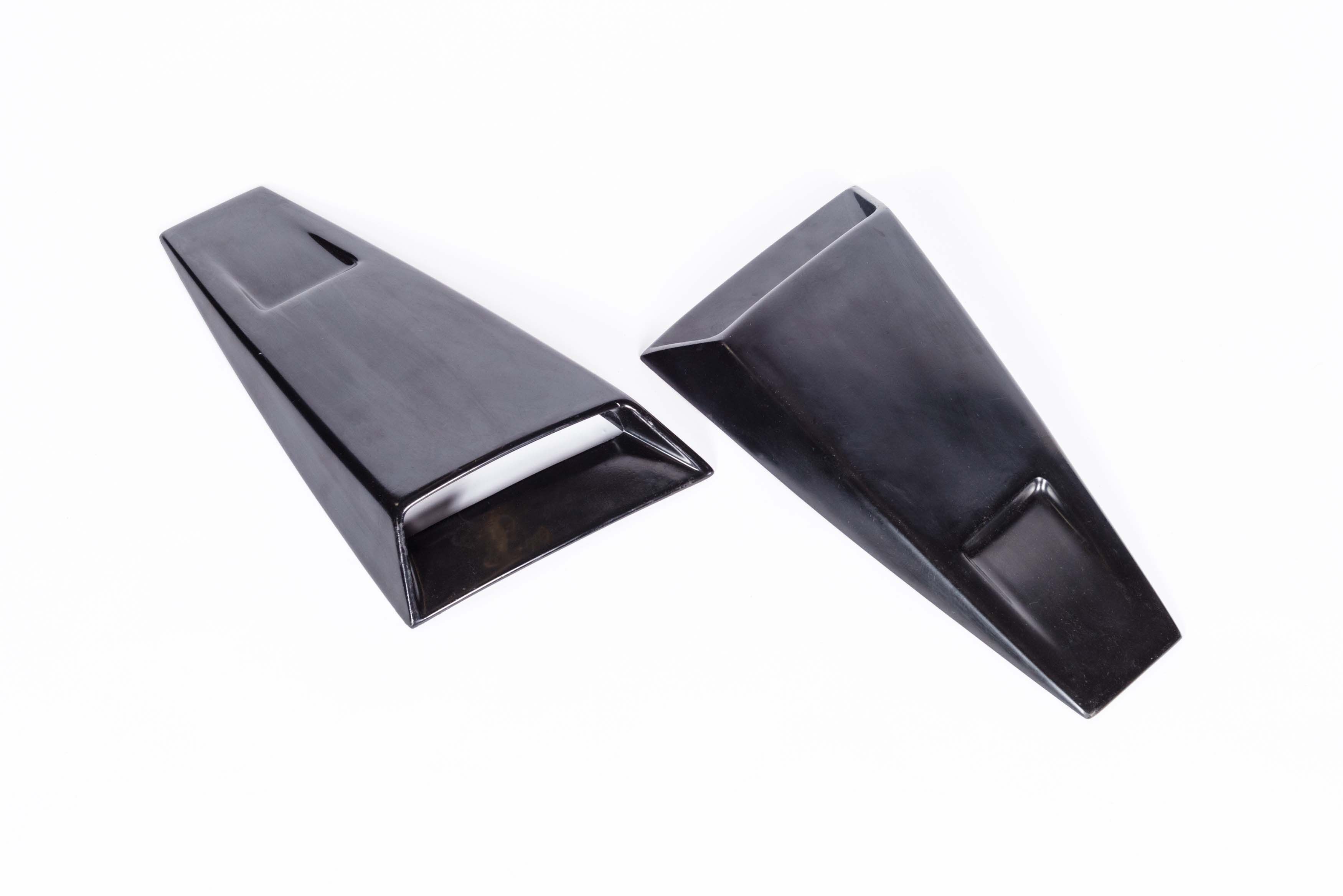 2005-2009 Ford Mustang K Spec Style Polyurethane Window Scoops