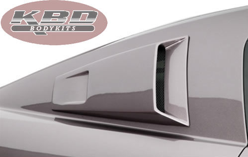 2005-2009 Ford Mustang K Spec Style Polyurethane Window Scoops