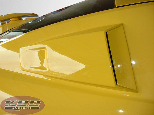 2005-2009 Ford Mustang K Spec Style Polyurethane Window Scoops