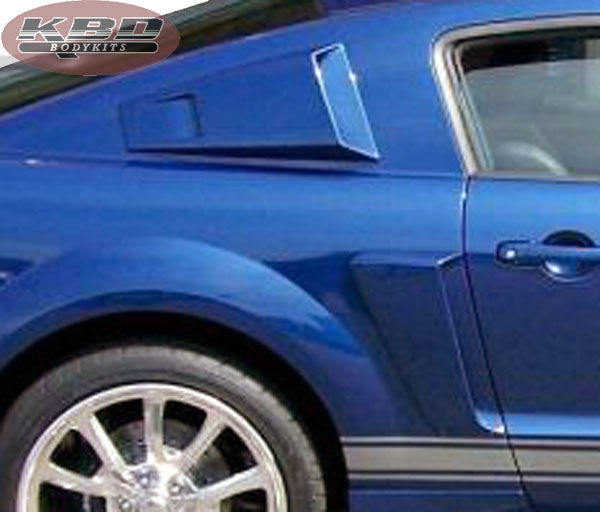 2005-2009 Ford Mustang K Spec Style Polyurethane Window Scoops