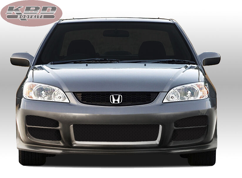 2004-2005 Honda Civic 2DR / 4DR R34 Style Polyurethane Front Bumper