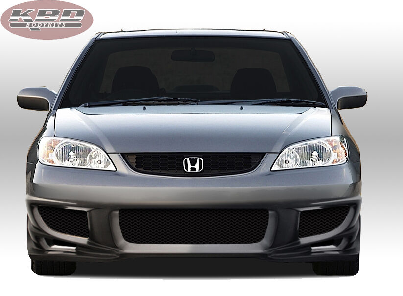2004-2005 Honda Civic 2DR / 4DR BM Spec Style Polyurethane Front Bumper