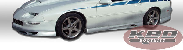 1993-2002 Chevrolet Camaro Type J Style Polyurethane Side Skirts - Pair