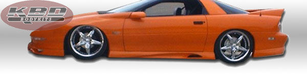 1993-2002 Chevrolet Camaro Type J Style Polyurethane Side Skirts - Pair