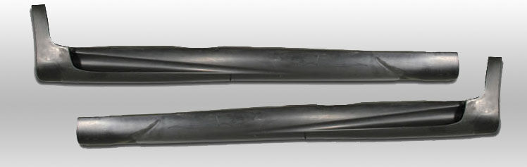 2001-2005 Chrysler PT Cruiser Bomb Style Polyurethane Side Skirts - Pair - 37-22