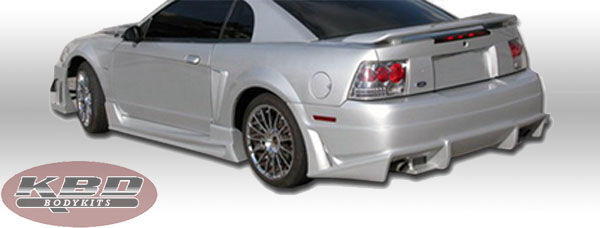 1999-2004 Ford Mustang V Spec Style Polyurethane Side Skirts - Pair