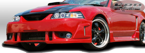 1999-2004 Ford Mustang Spy 2 Style Polyurethane Side Skirts - Pair