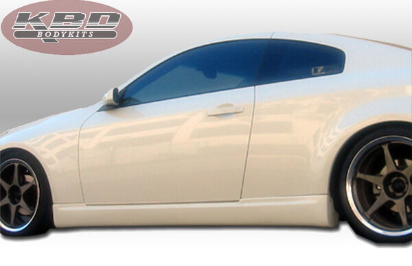 2003-2007 Infiniti G35 Coupe 2DR ING Style Polyurethane Side Skirts - Pair