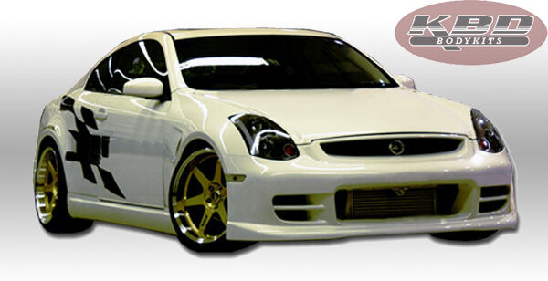2003-2007 Infiniti G35 Coupe 2DR ING Style Polyurethane Side Skirts - Pair