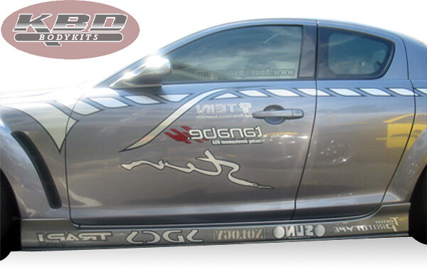 2004-2008 Mazda RX8 MS Style Polyurethane Side Skirts - Pair