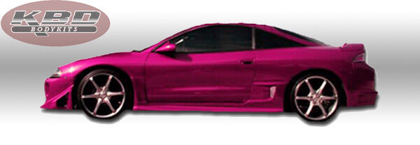 1995-1999 Mitsubishi Eclipse Blits Style Polyurethane Side Skirts - Pair