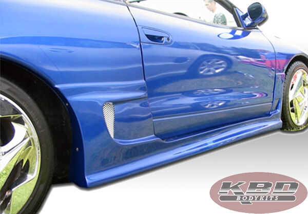 1995-1999 Mitsubishi Eclipse Blits Style Polyurethane Side Skirts - Pair
