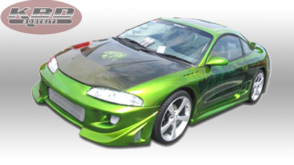 1995-1999 Mitsubishi Eclipse Blits Style Polyurethane Side Skirts - Pair
