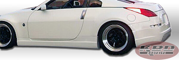 2003-2008 Nissan 350Z ING Style Polyurethane Side Skirts - Pair
