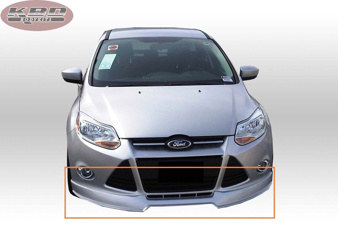 2012-2014 Ford Focus 5dr / Sedan BDS Style Polyurethane Front Lip