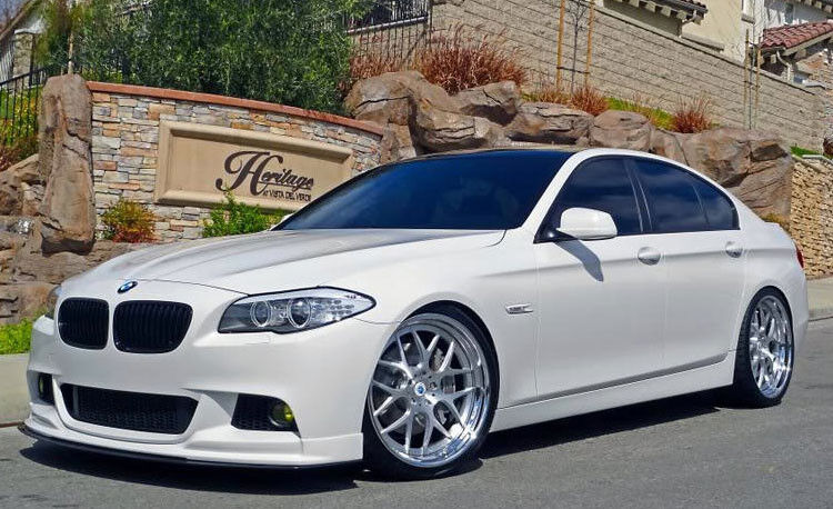 2011-2013 BMW 5 Series F10 M-Sport VKM Style Polyurethane Front Lip