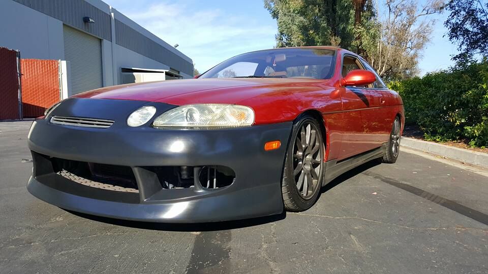 1992-2000 Lexus SC300 SC400 VTX Style Polyurethane Front Bumper - 37-6046