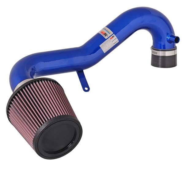 2001-2006 Honda Civic 1.6L 1.7L L4 Typhoon Air Intake System - Blue - K&N-69-1008TB