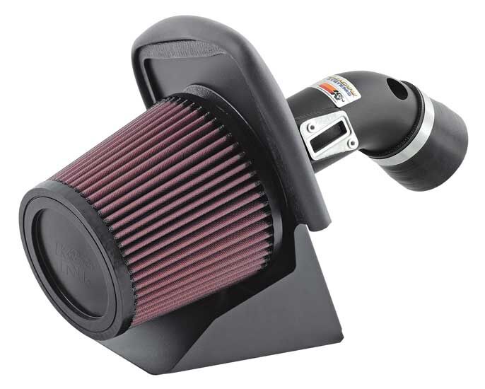 2007-2009 Ford Focus 2.0L L4 Typhoon Air Intake System - T. Black - K&N-69-3513TTK