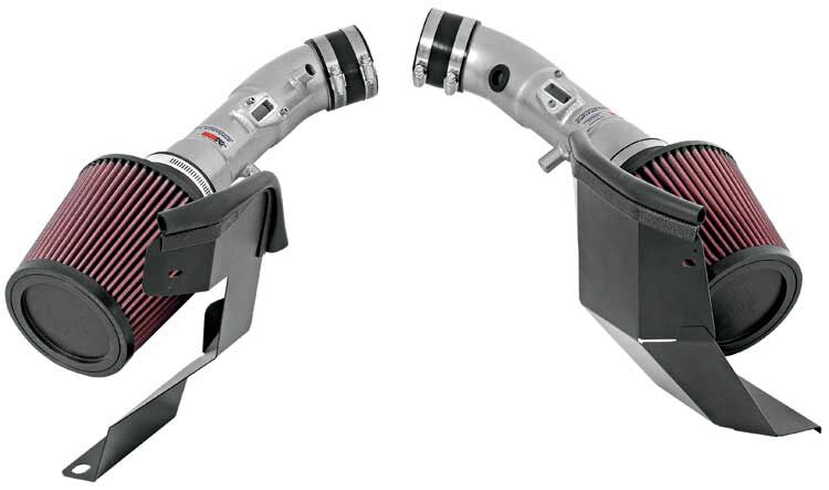 2008 Infiniti G35 3.5L V6 Typhoon Air Intake System - Silver - K&N-69-7082TS