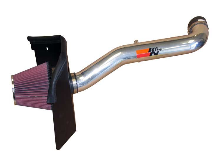 2005-2007 Jeep Grand Cherokee 4.7L V8 K&N Intake System - Polished - K&N-77-1548KP
