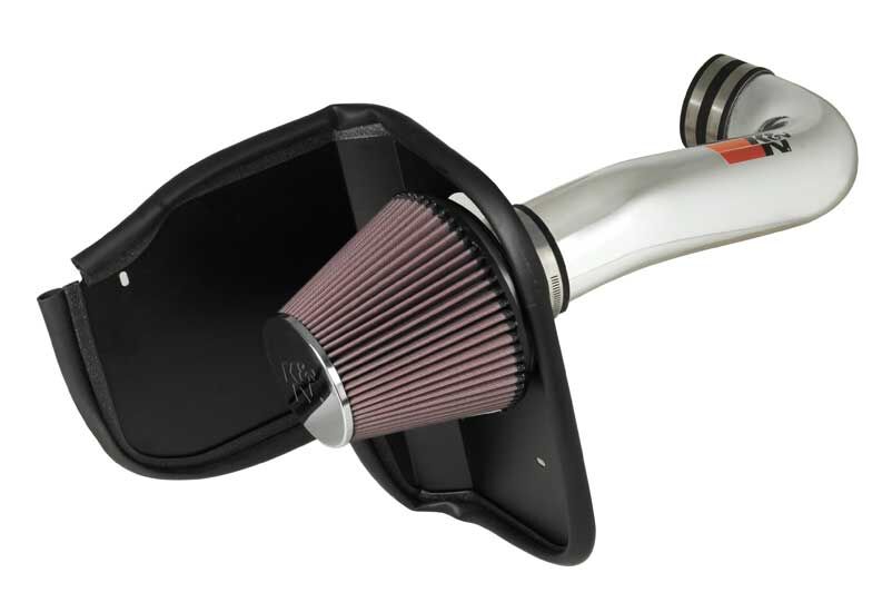 2005-2007 Jeep Grand Cherokee 5.7L V8 K&N Intake System - Polished - K&N-77-1549KP