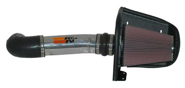 2004-2009 Nissan Titan 5.6L V8 K&N Intake System - Polished - K&N-77-6012KP