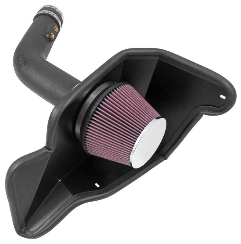 2015-2017 Ford Mustang 3.7L 6-CYL K&N Performance Air Intake System - 57-2594