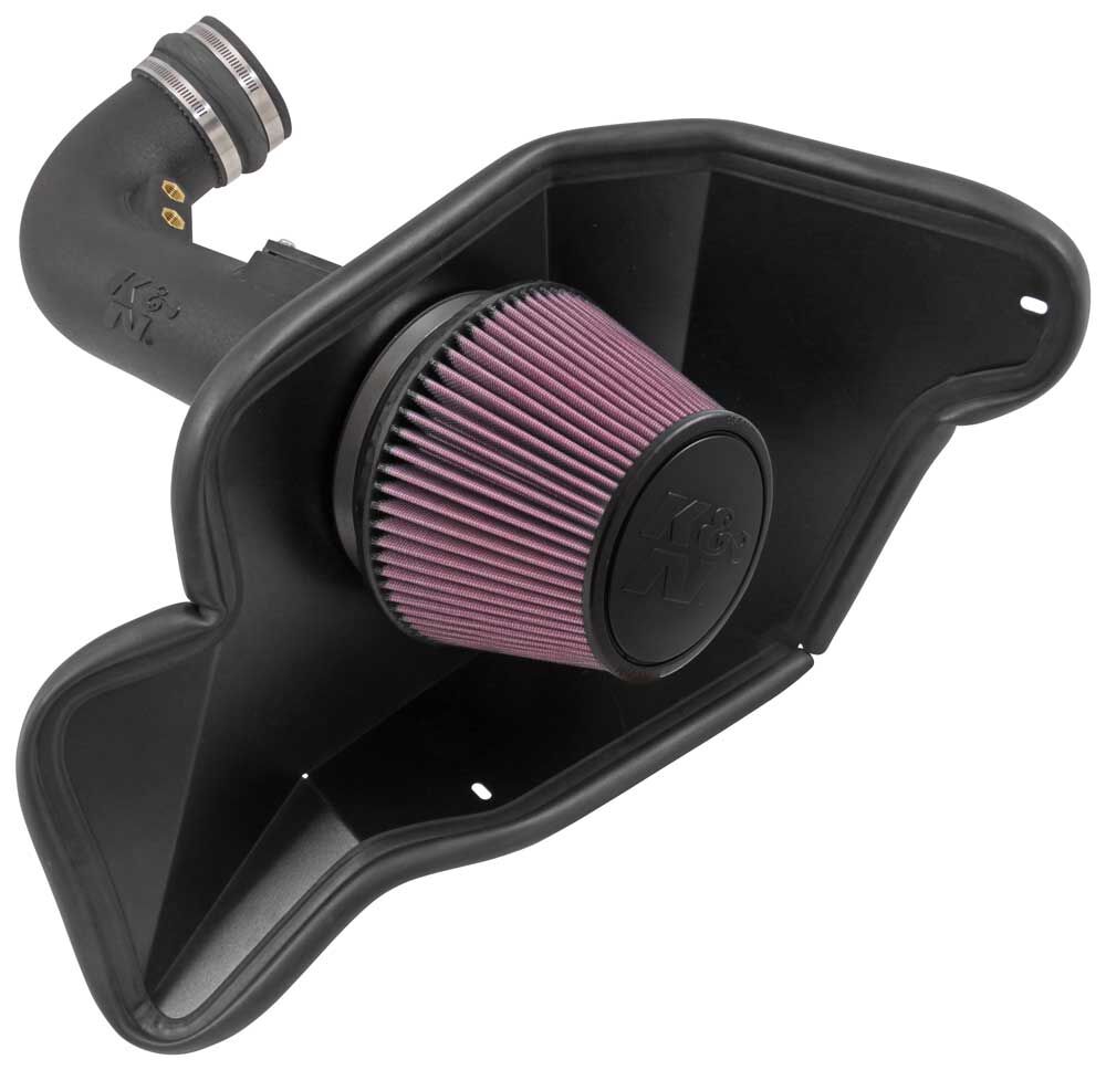 2015-2017 Ford Mustang 5.0L V8 K&N Performance Air Intake System - 63-2590