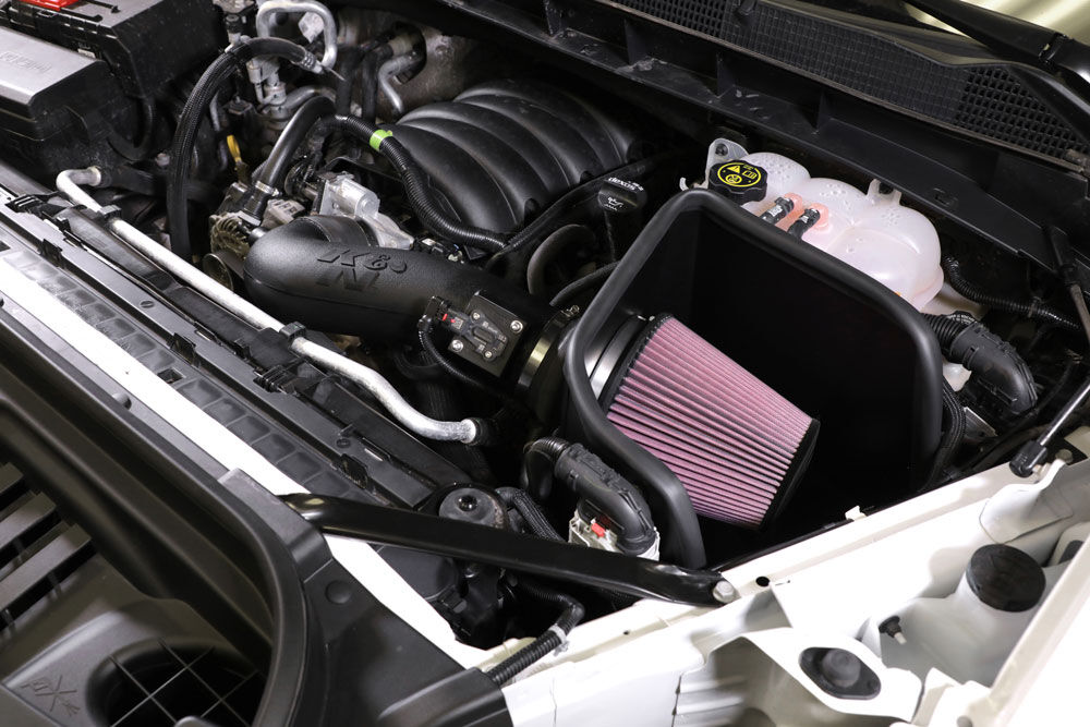 2019-2022 GMC Sierra 5.3L V8/6.2L V8 K&N Performance Air Intake System