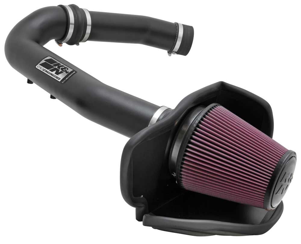 2011-2015 Dodge Durango 3.6L 6-CYL K&N Performance Air Intake System - 77-1560KTK