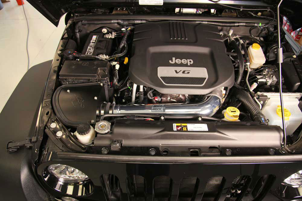 2012-2017 Jeep Wrangler 3.6L 6-CYL K&N Performance Air Intake System