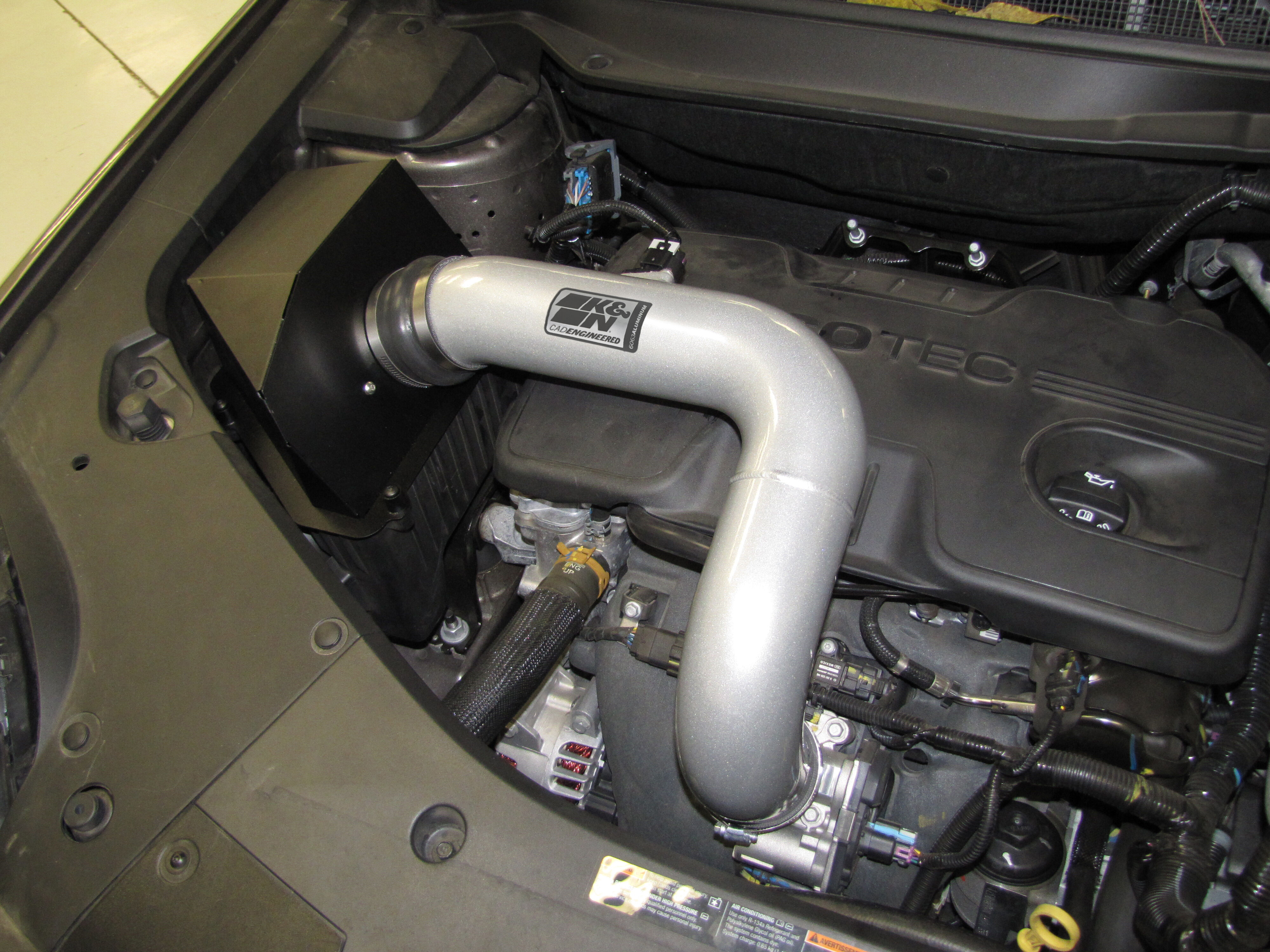 2010-2017 GMC Terrain 2.4L 4-CYL K&N Performance Air Intake System