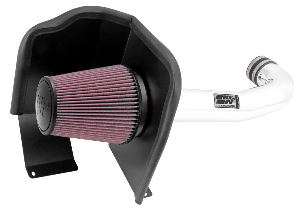 2015-2020 GMC Yukon 5.3L V8/6.2L V8 K&N Performance Air Intake System - 77-3082KP