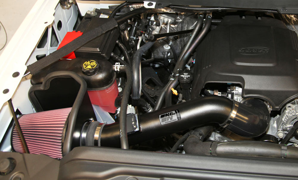 2014-2015 GMC Sierra 3500 HD 6.0L V8 K&N Performance Air Intake System