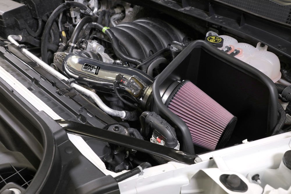 2019-2022 GMC Sierra 5.3L V8/6.2L V8 K&N Performance Air Intake System