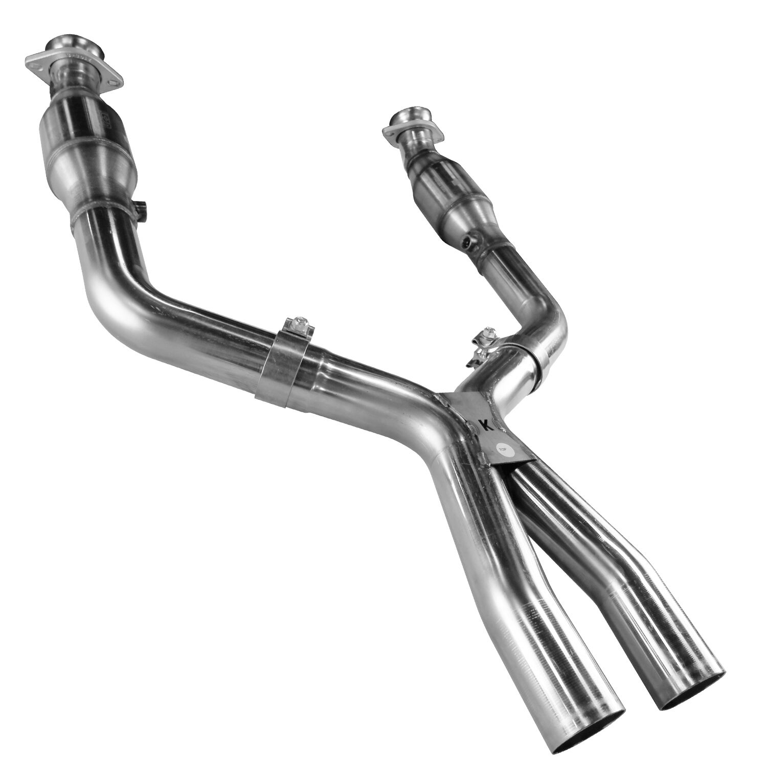2005-2010 Ford Mustang 4.6L V8 Kooks Green Catted X Pipe 304 Stainless Steel