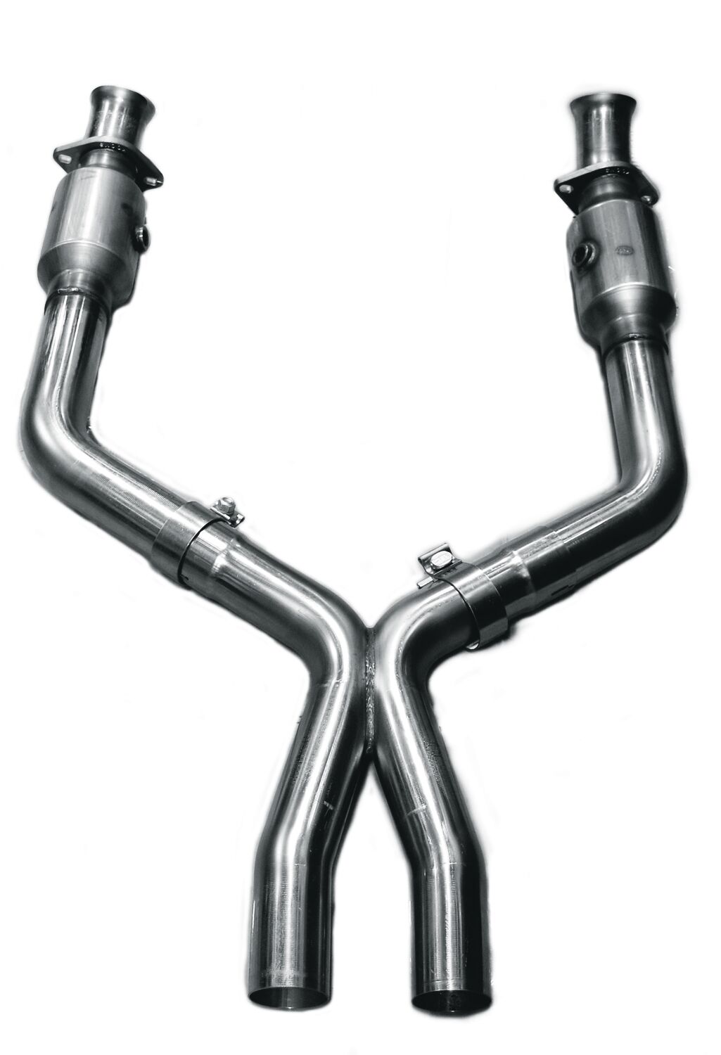 2005-2010 Ford Mustang 4.6L V8 Kooks Green Catted X Pipe 304 Stainless Steel - 11313200