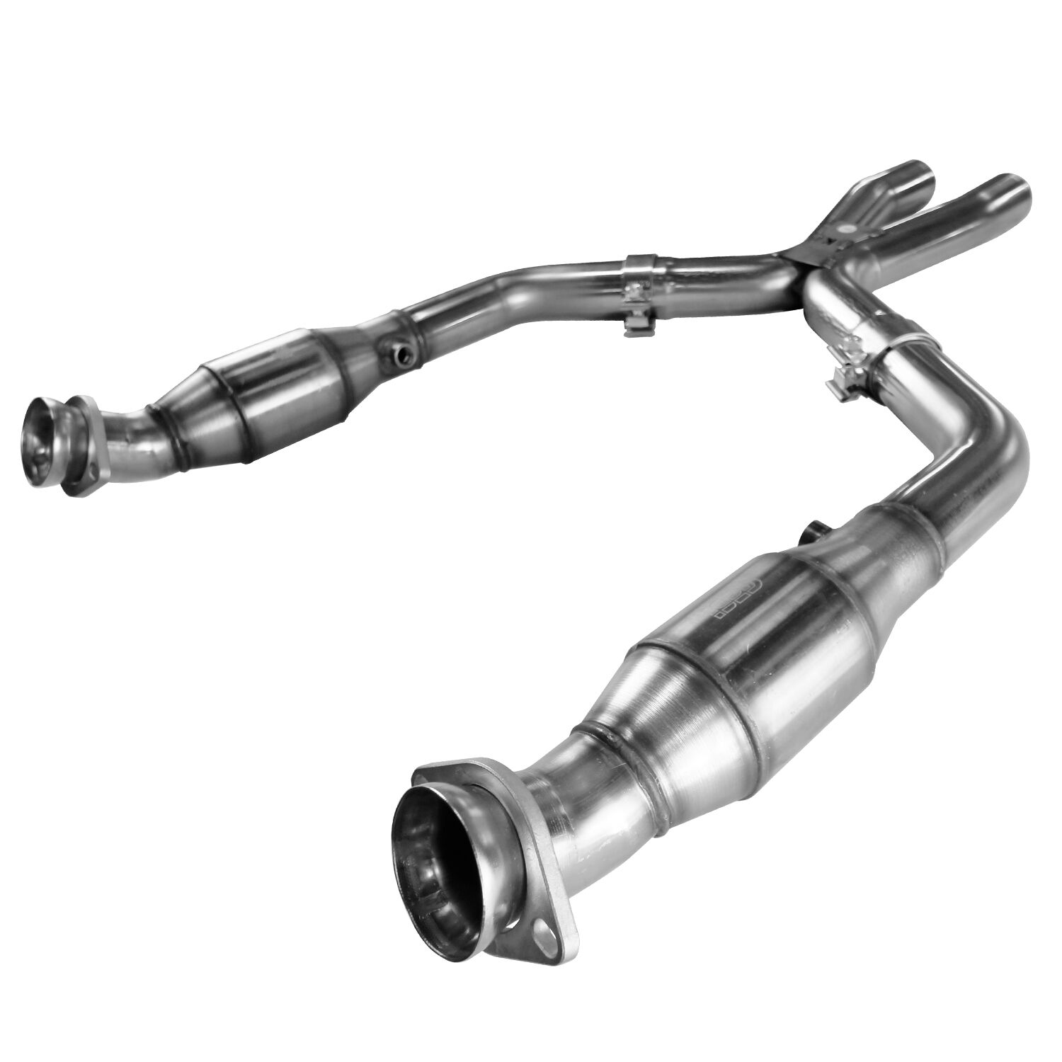 2005-2010 Ford Mustang 4.6L V8 Kooks Green Catted X Pipe 304 Stainless Steel