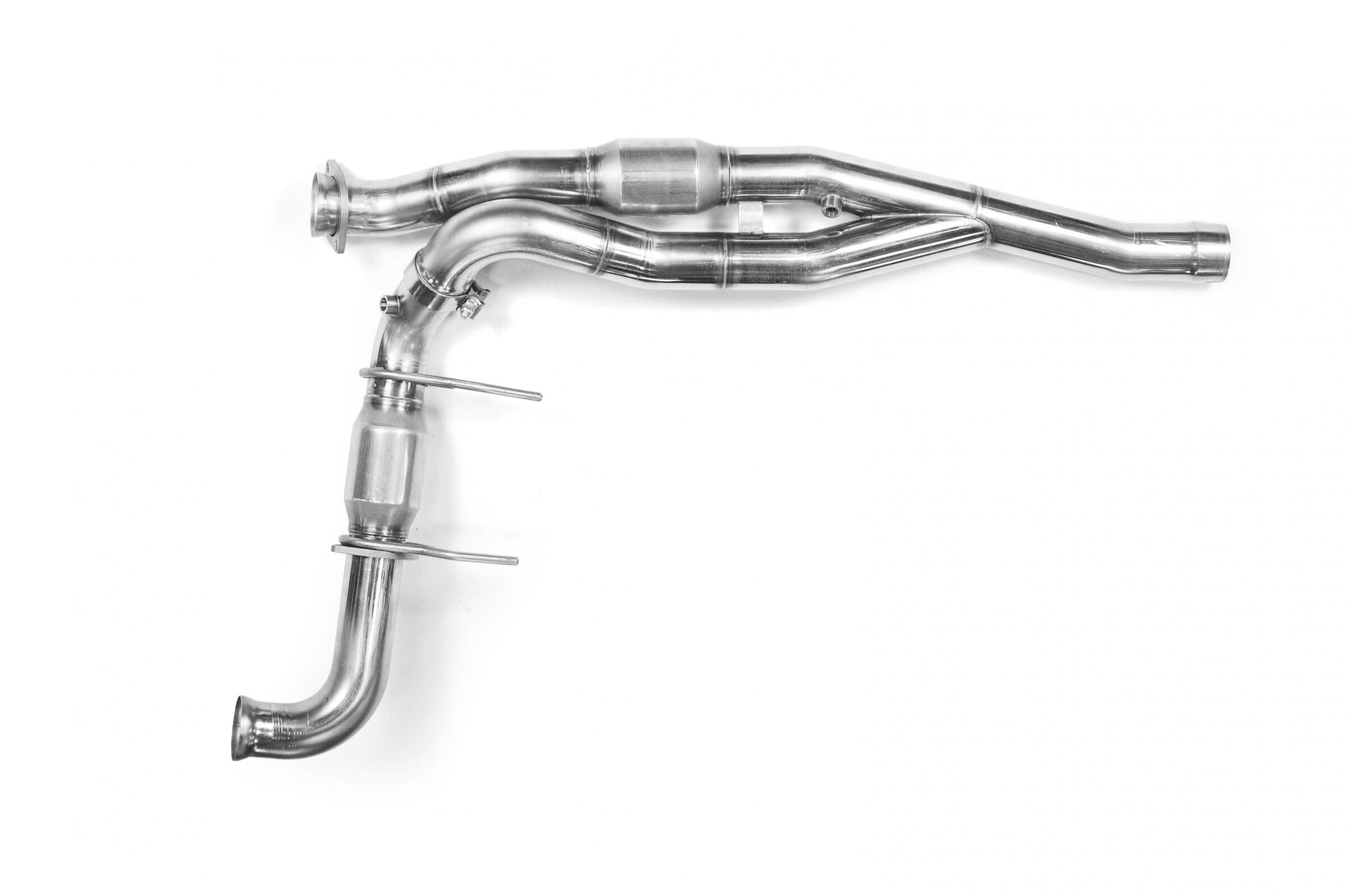 2010-2014 Ford F-150 6.2L V8 Kooks Green Catted Y Pipe 304 Stainless Steel