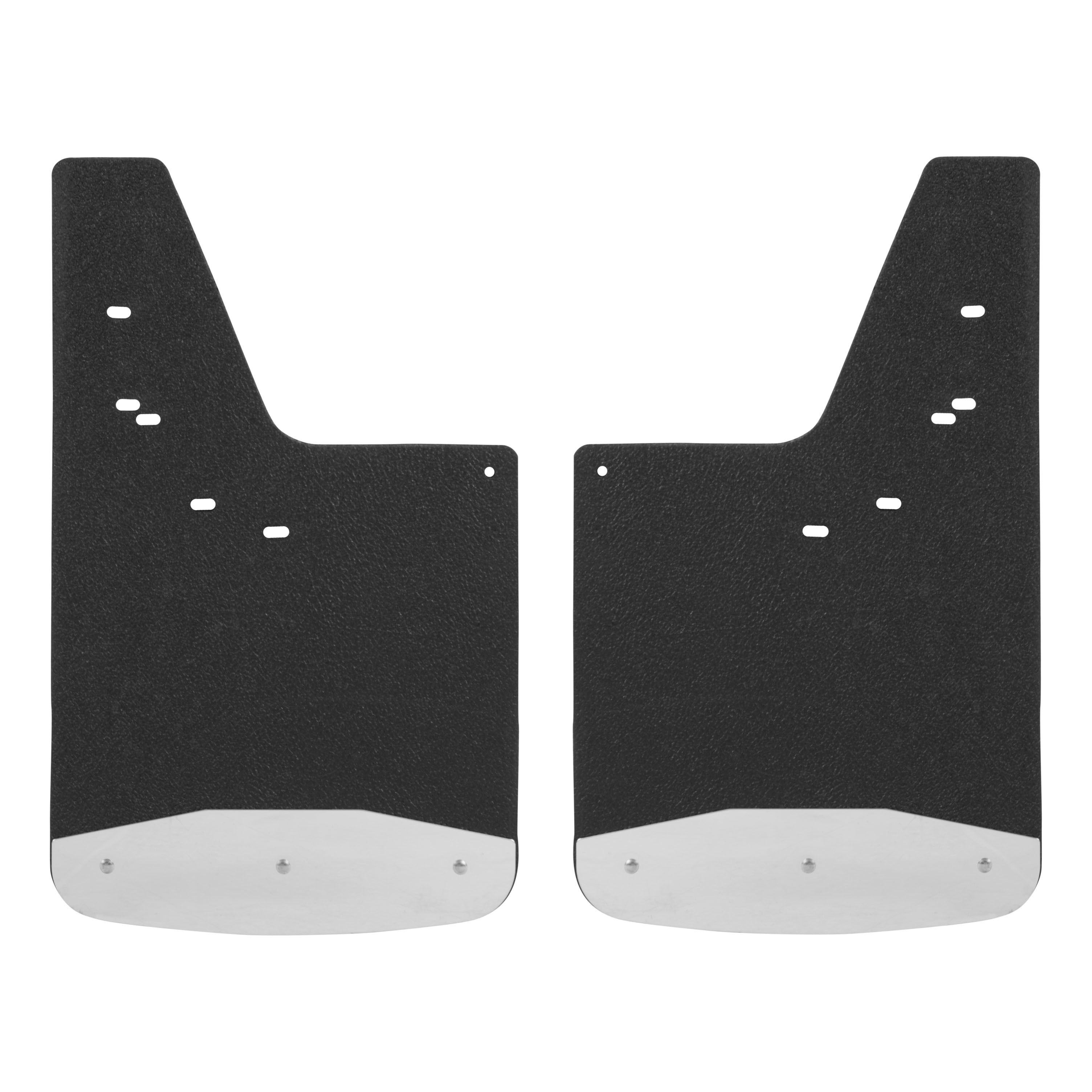 2004-2014 Ford F-150 Textured Rubber Mud Guards Black Luverne Truck - 250420