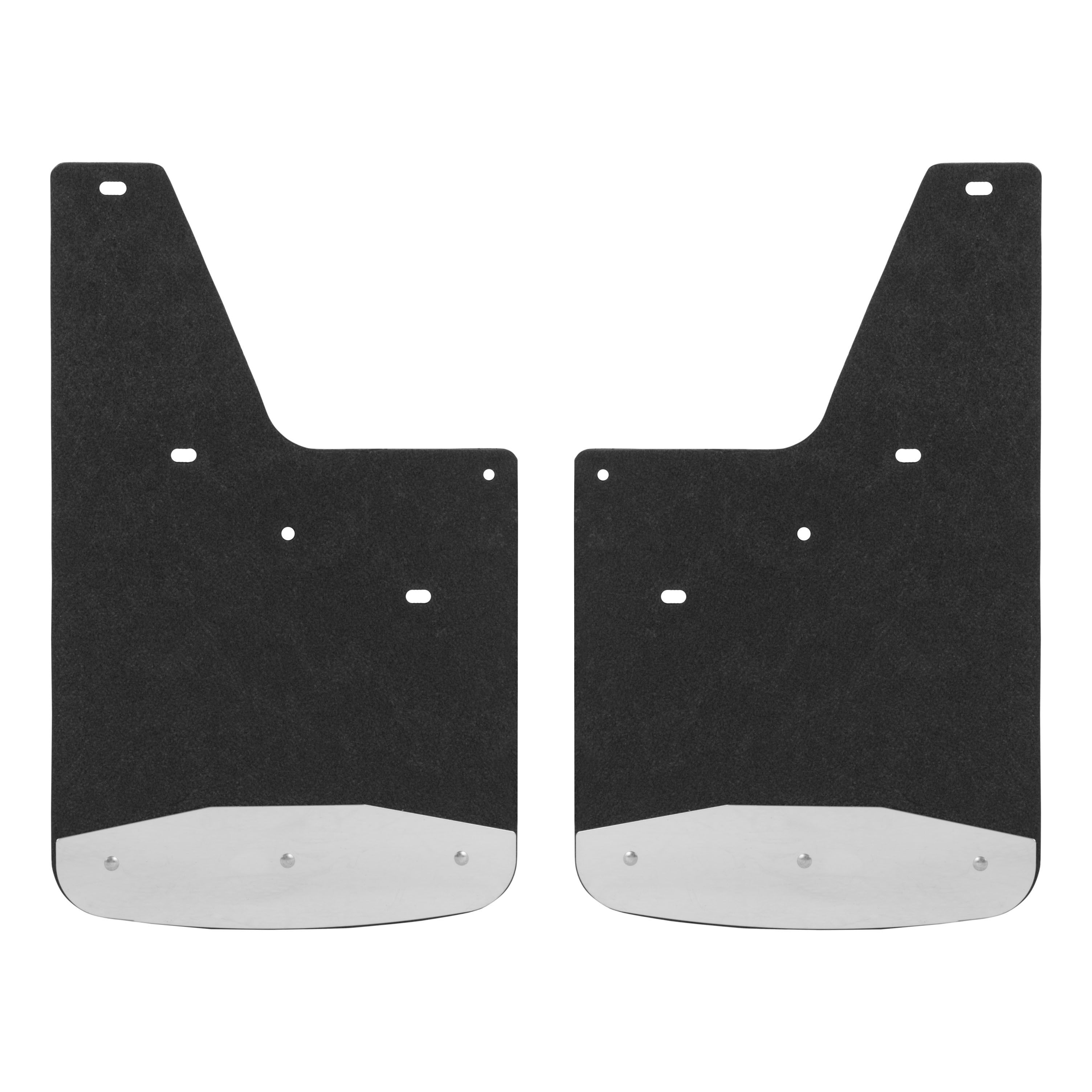 2007-2013 Chevrolet Silverado 1500 Textured Rubber Mud Guards Black Luverne Truck - 250740