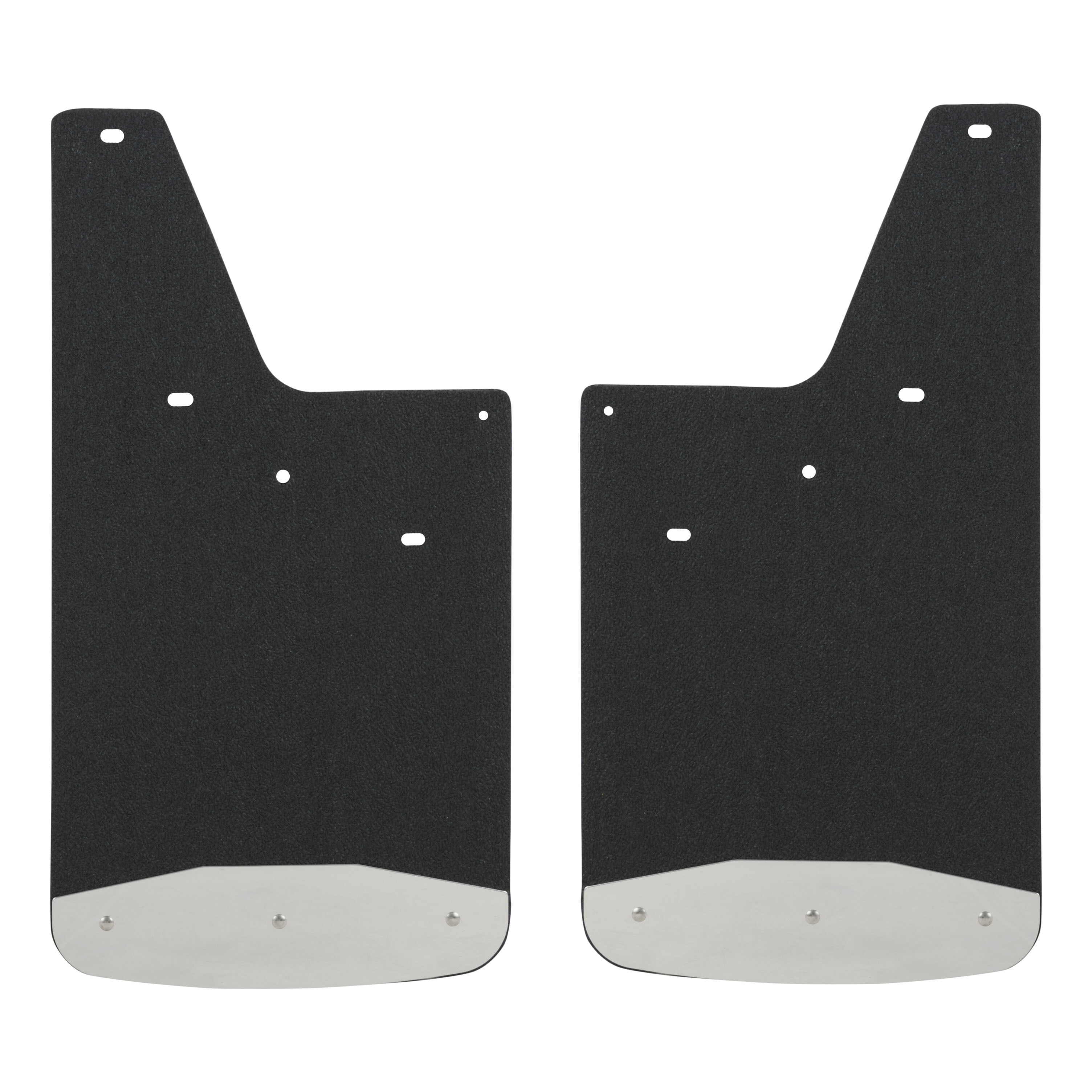 2007-2013 Chevrolet Silverado 1500 Textured Rubber Mud Guards Black Luverne Truck - 250743