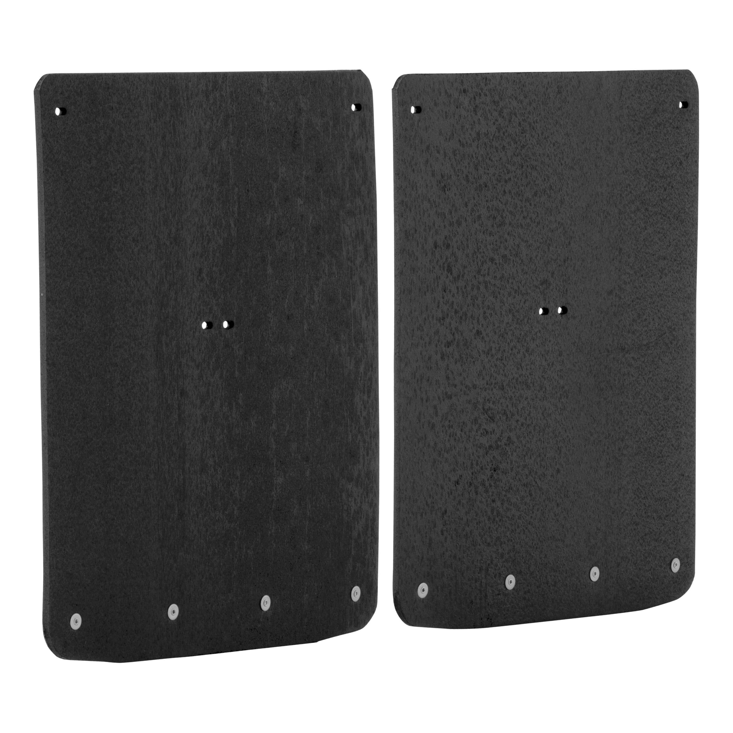 2007-2014 Chevrolet Silverado 3500 HD Dually Textured Rubber Mud Guards Black