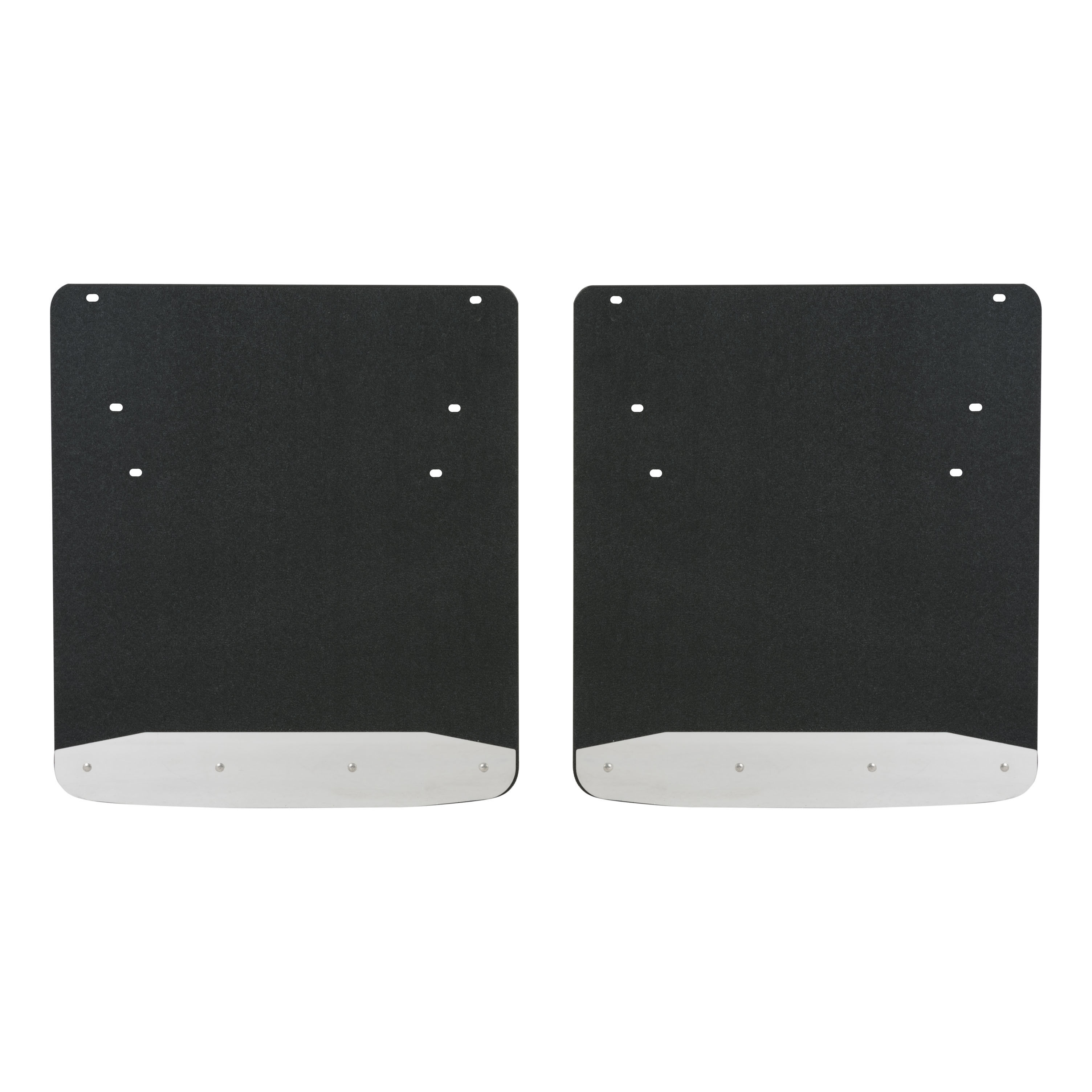 2011-2018 Ram 3500 Dually Textured Rubber Mud Guards Black Luverne Truck - 251034
