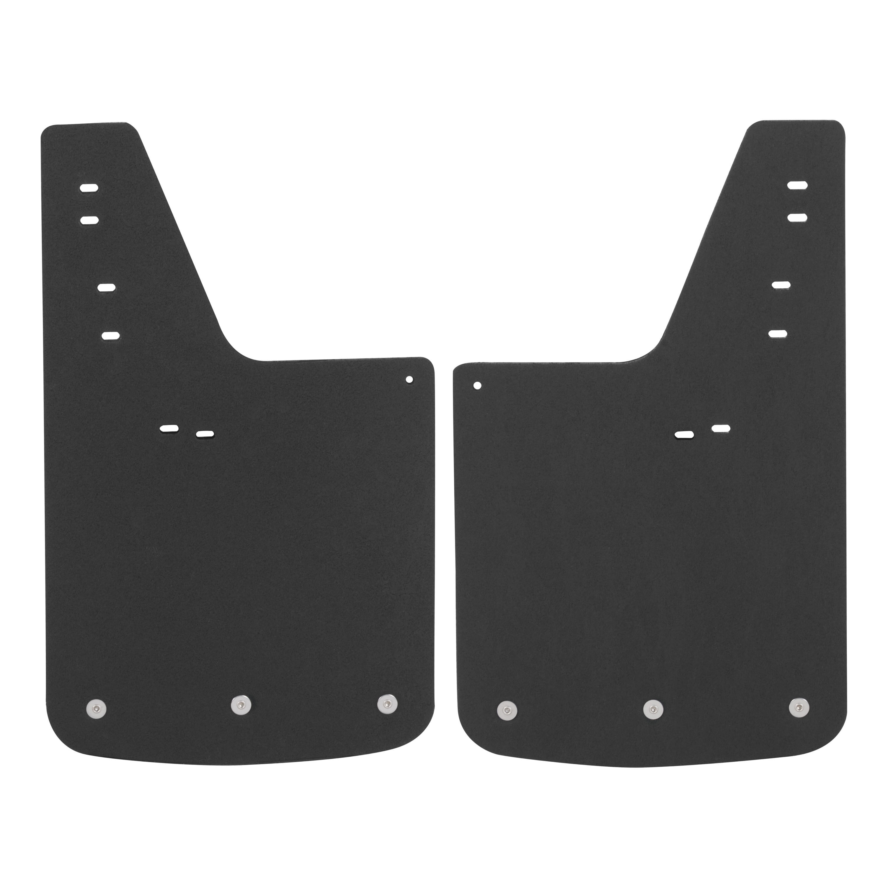 2008-2016 Ford F-250 Super Duty Textured Rubber Mud Guards Black