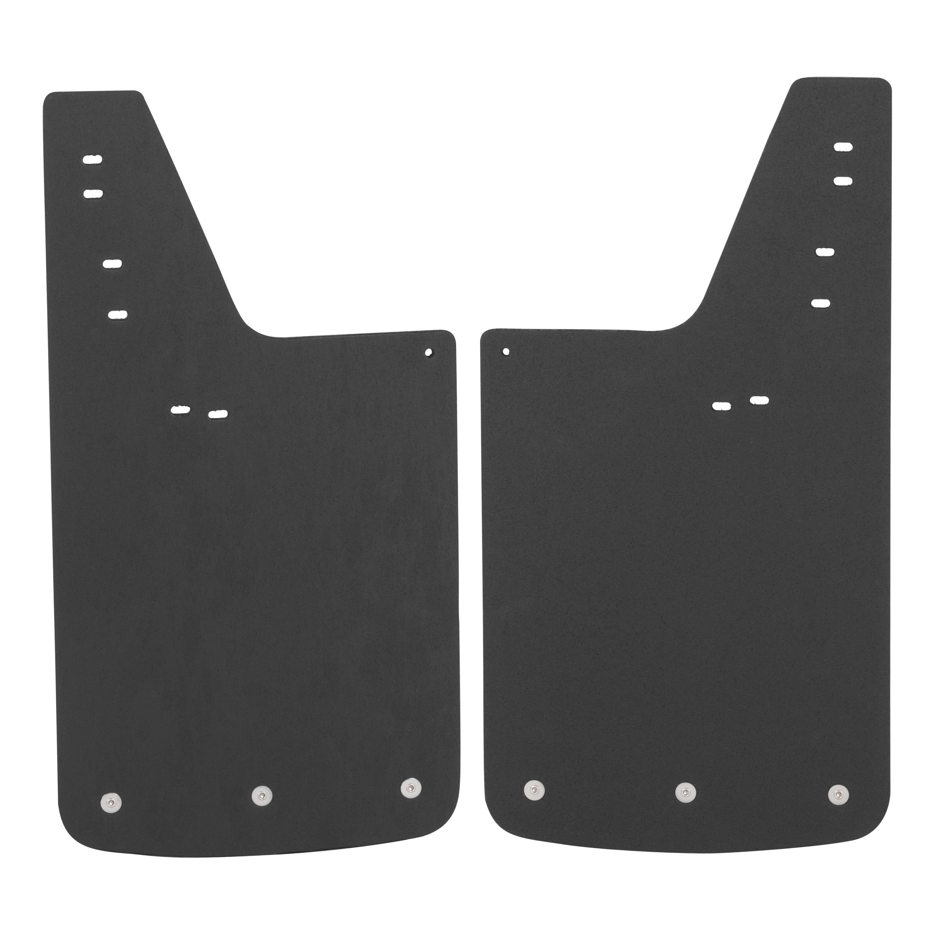 2008-2016 Ford F-250 Super Duty Textured Rubber Mud Guards Black