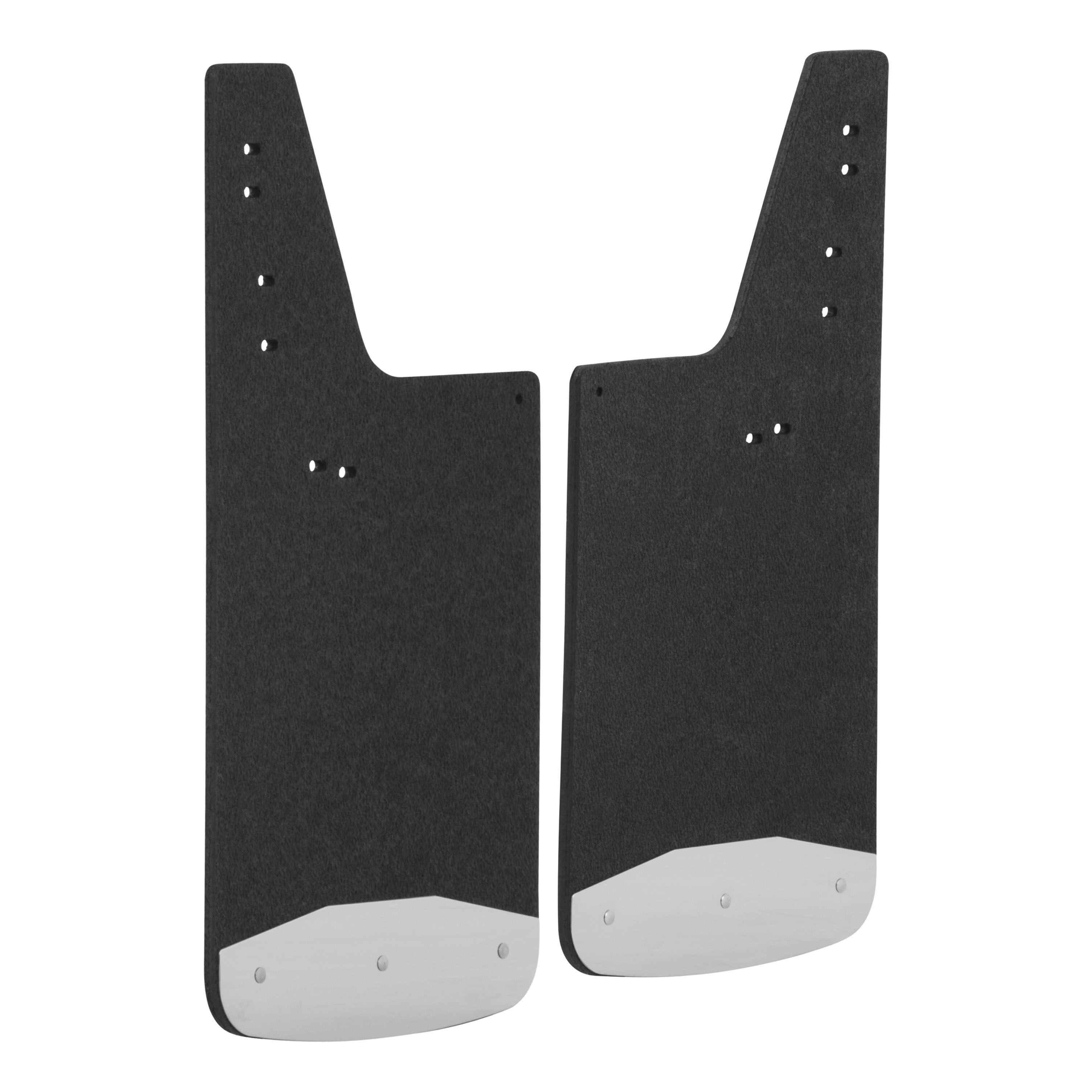 2008-2016 Ford F-250 Super Duty Textured Rubber Mud Guards Black